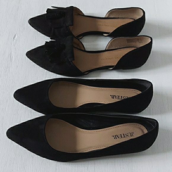 Faux Suede Flats size 7 - Picture 2 of 7
